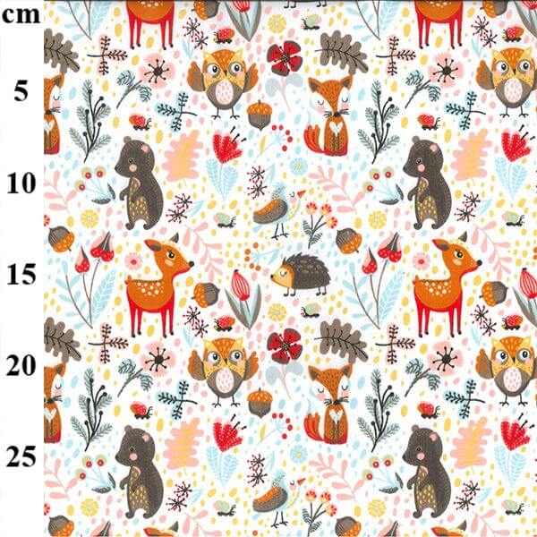 Cotton Blends Polycotton Prints Childrens And Animal Prints Autuminal Animals