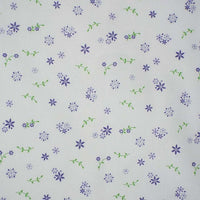Cotton Blends Polycotton Prints Floral Prints Star Flower Purple PPC10