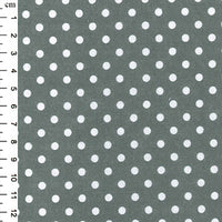 Cotton Blends Polycotton Prints Spots And Stars Spots Grey TC7230