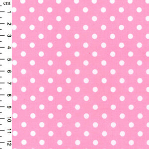 Cotton Blends Polycotton Prints Spots And Stars Spots Pink TC7230