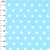 Cotton Blends Polycotton Prints Spots And Stars Stars Blue TC0008