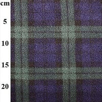 Fleece And Fur Patterned Fleece Black Watch Tartan Fleece