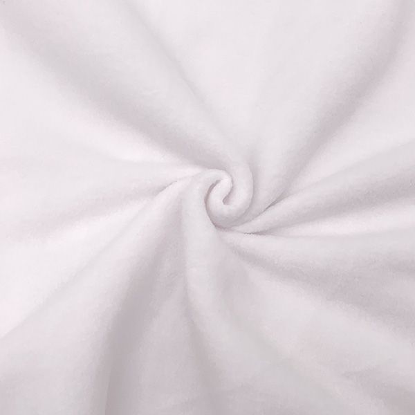 Fleece And Fur Plain Fleece New White.