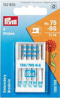 Haberdashery Machine Sewing Needles Embroidery 75-90 sizes Machine Sewing Needles Assorted Prym 152935