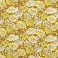 Jersey And Stretch Cotton Jersey Wildflowers Mustard