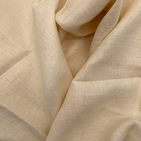Linens And Hessian French Linen Cream – Edinburgh Fabrics