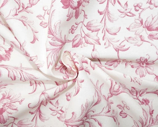 Linens And Hessian Linen Mix Linen/Cotton Laura Ashley Cranberry
