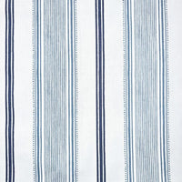 Linens And Hessian Linen Mix Linen/Cotton Laura Ashley Light and Dark Blue Striped