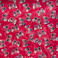 Pure Cotton Batiks Butterflies on Pink JLB0298
