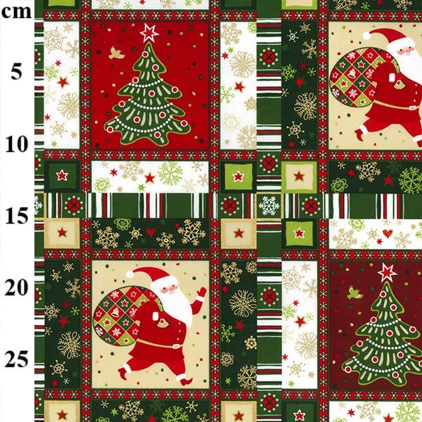 Pure Cotton Christmas Cotton Prints Fun Festive Scenes P370