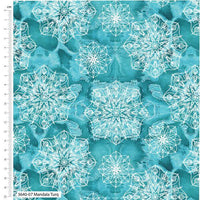 Pure Cotton Craft Elephant Festival Elephant Mandela Turquoise 3640-07