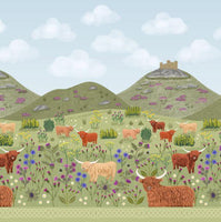 Pure Cotton Craft Highlands PRE ORDER Highland Border A878 - ARRIVING NOV25