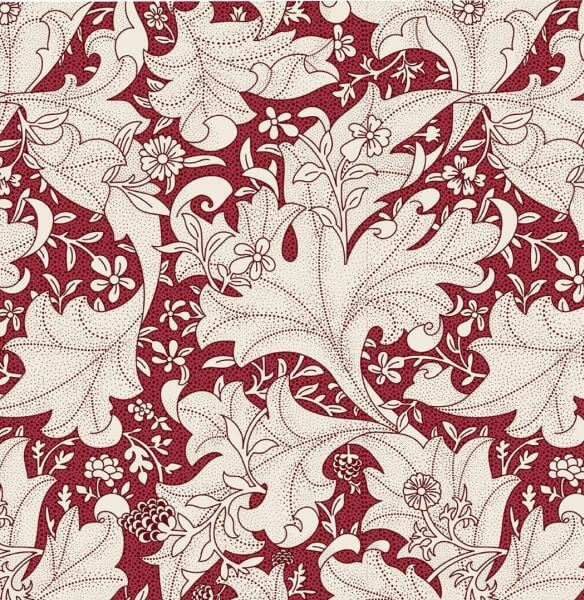 William Morris Cotton William Morris Yuletide Bloom Wallflower 330703