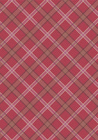 Pure Cotton Flannel Prints Loch Lewis Red Check F539B