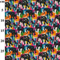 Pure Cotton Prints Childrens And Animal Prints Elephant Shadow CP1020