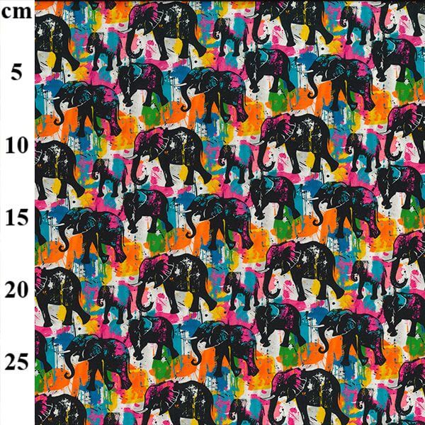 Pure Cotton Prints Childrens And Animal Prints Elephant Shadow CP1020