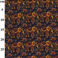 Pure Cotton Prints Childrens And Animal Prints Elephant Trail CP1019