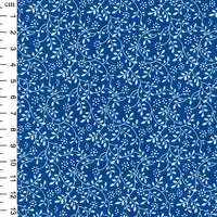 Pure Cotton Prints Floral Prints Floral Vines Royal JLK0104