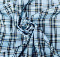 Tartans Cotton Check Pale Blue CT20