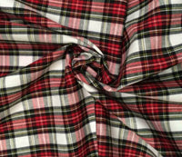 Tartans Cotton Check White & Red\Yellow CT5