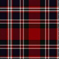 Tartans Scottish Wool MacFarlane Red Modern