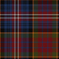 Tartans Scottish Wool MacPherson Red Muted