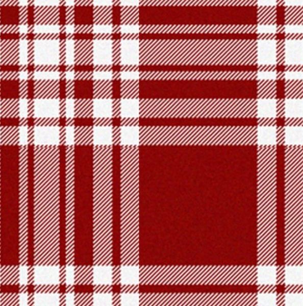 Tartans Scottish Wool Menzies Red/White Dress Modern
