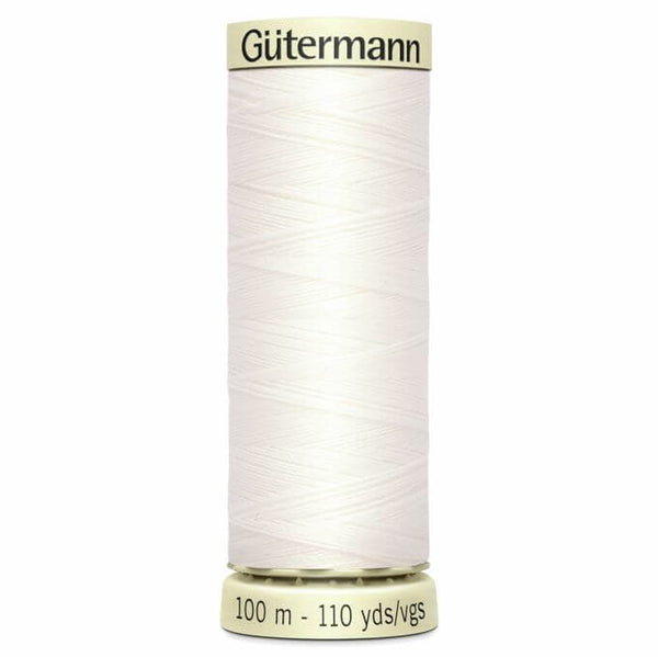 Threads Cream Col 111 100m Gutermann Sew-All