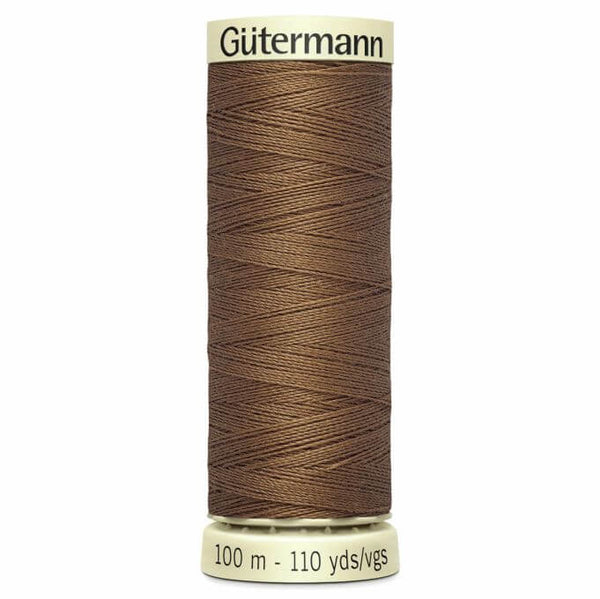 Threads Brown Col 124 100m Gutermann Sew-All