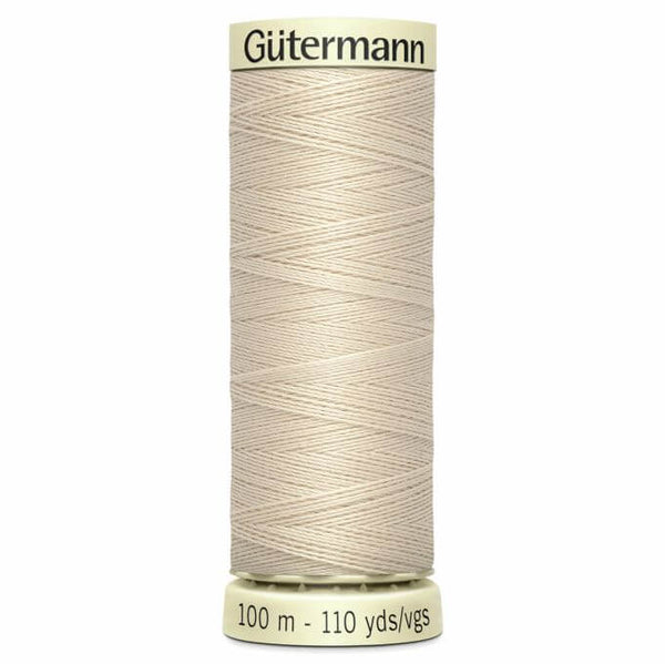 Threads Cream Col 169 100m Gutermann Sew-All