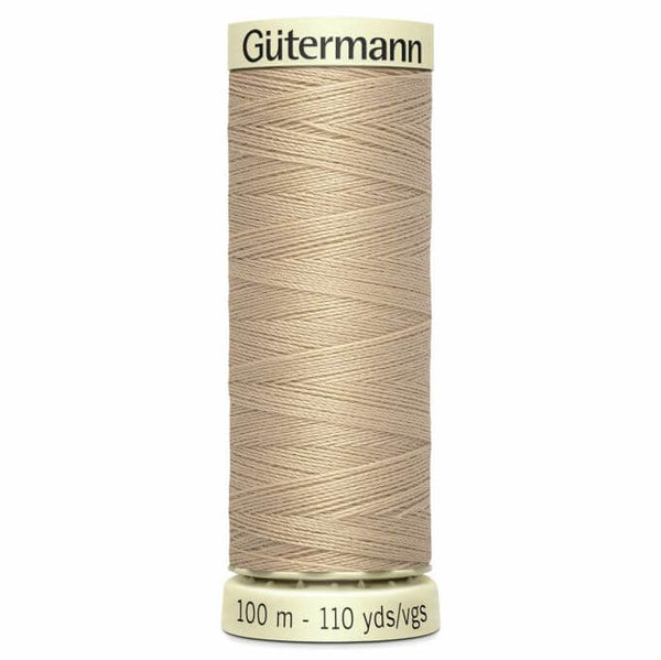 Threads Cream Col 186 100m Gutermann Sew-All
