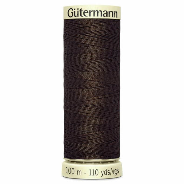 Threads Brown Col 406 100m Gutermann Sew-All