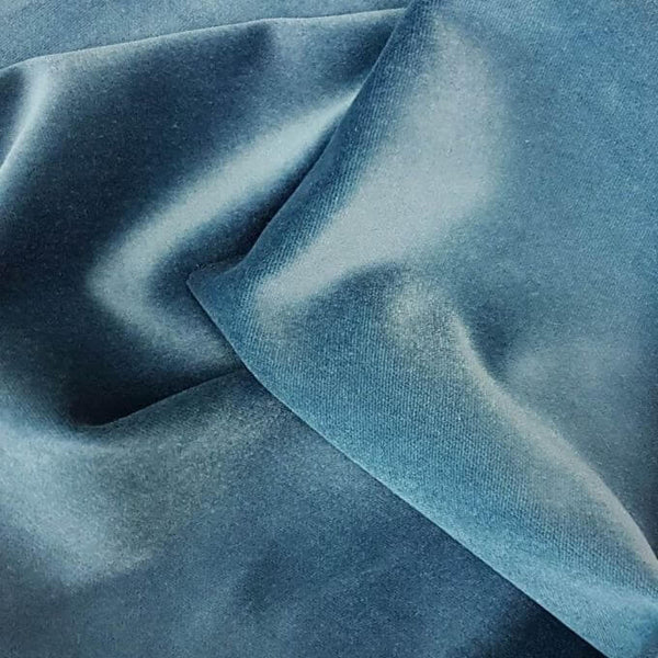 Velvet Washable Cotton Velvet Athenian Blue 5028