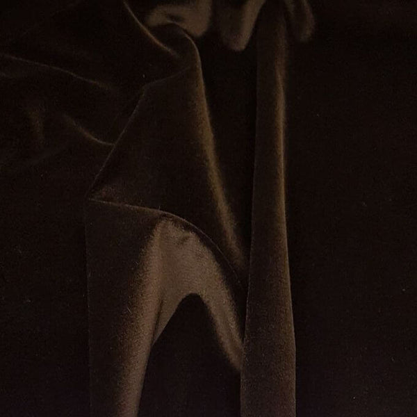 Velvet Washable Cotton Velvet Dark Chocolate 2025