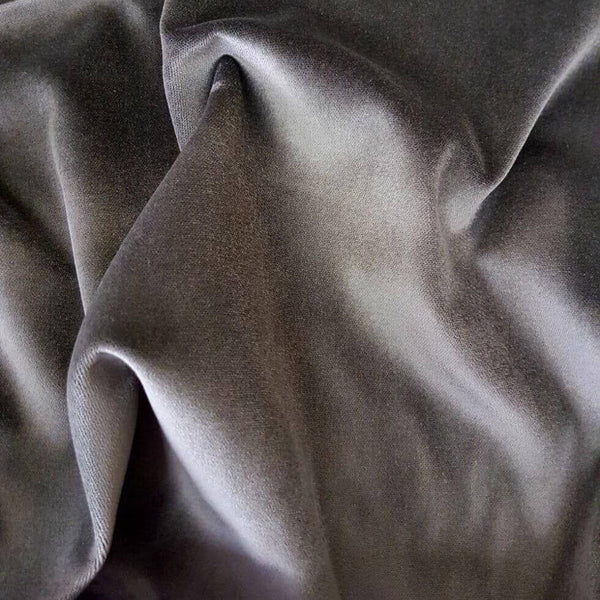 Velvet Washable Cotton Velvet Gunmetal 571