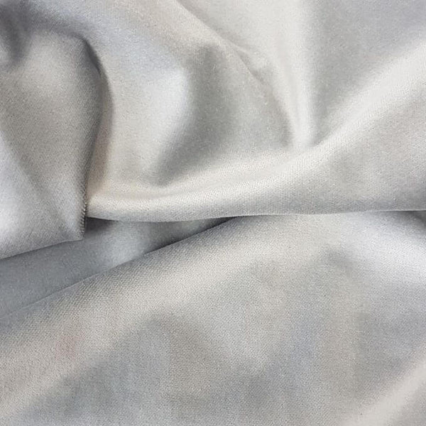 Velvet Washable Cotton Velvet Silver 9193