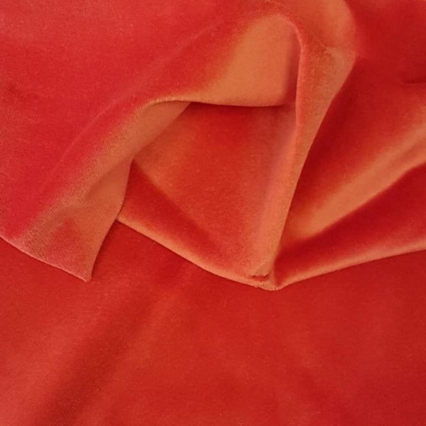 Velvet Washable Cotton Velvet Tangerine 9334