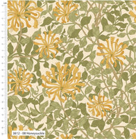 William Morris Cotton William Morris Muses Honeysuckle 3612-08