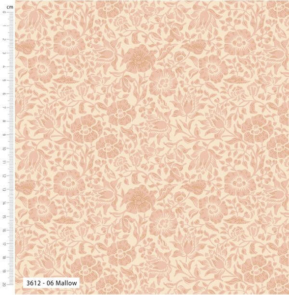 William Morris Cotton William Morris Muses Mallow 3612-06