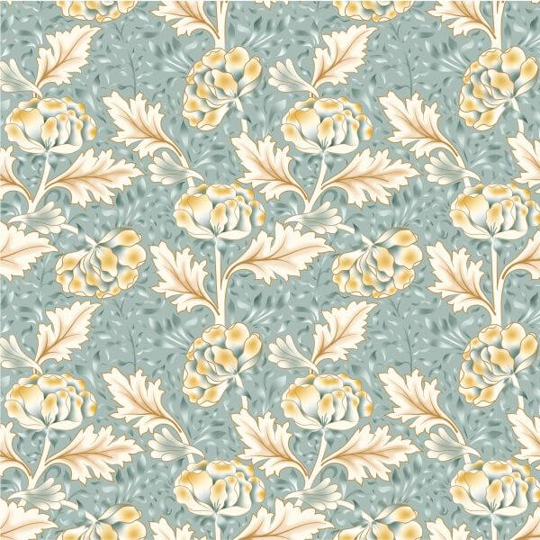 William Morris Cotton William Morris Muses Peony-Miniature 3612-02