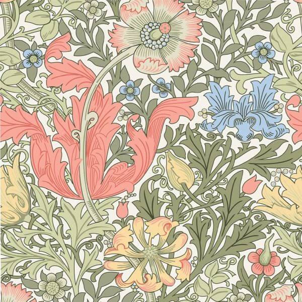 William Morris Cotton William Morris Simply Nature Compton 3386-01