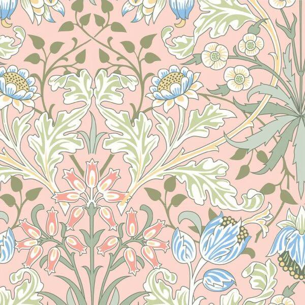 William Morris Cotton William Morris Simply Nature Hyacinth 3386-04
