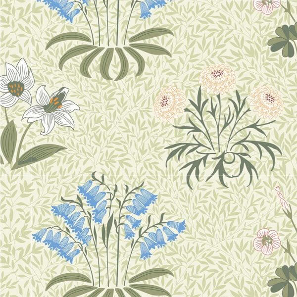 William Morris Cotton William Morris Simply Nature Lily 3386-03