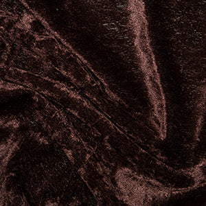 Velvet Crushed Polyester Brown – Edinburgh Fabrics