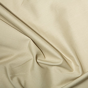 Cotton Blends Polycotton Plain Beige