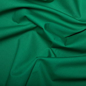 Pure Cotton Poplin Plain Emerald