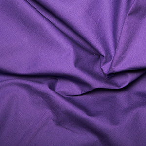 Pure Cotton Poplin Plain Purple