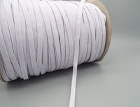 Haberdashery Elastic Corded Elastic 6mm White Corded Elastic