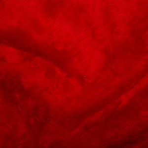 Fleece And Fur Toy Fur Plain Fur Red