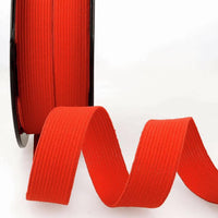 Haberdashery Elastic Coloured Elastic Red 25mm Elastic